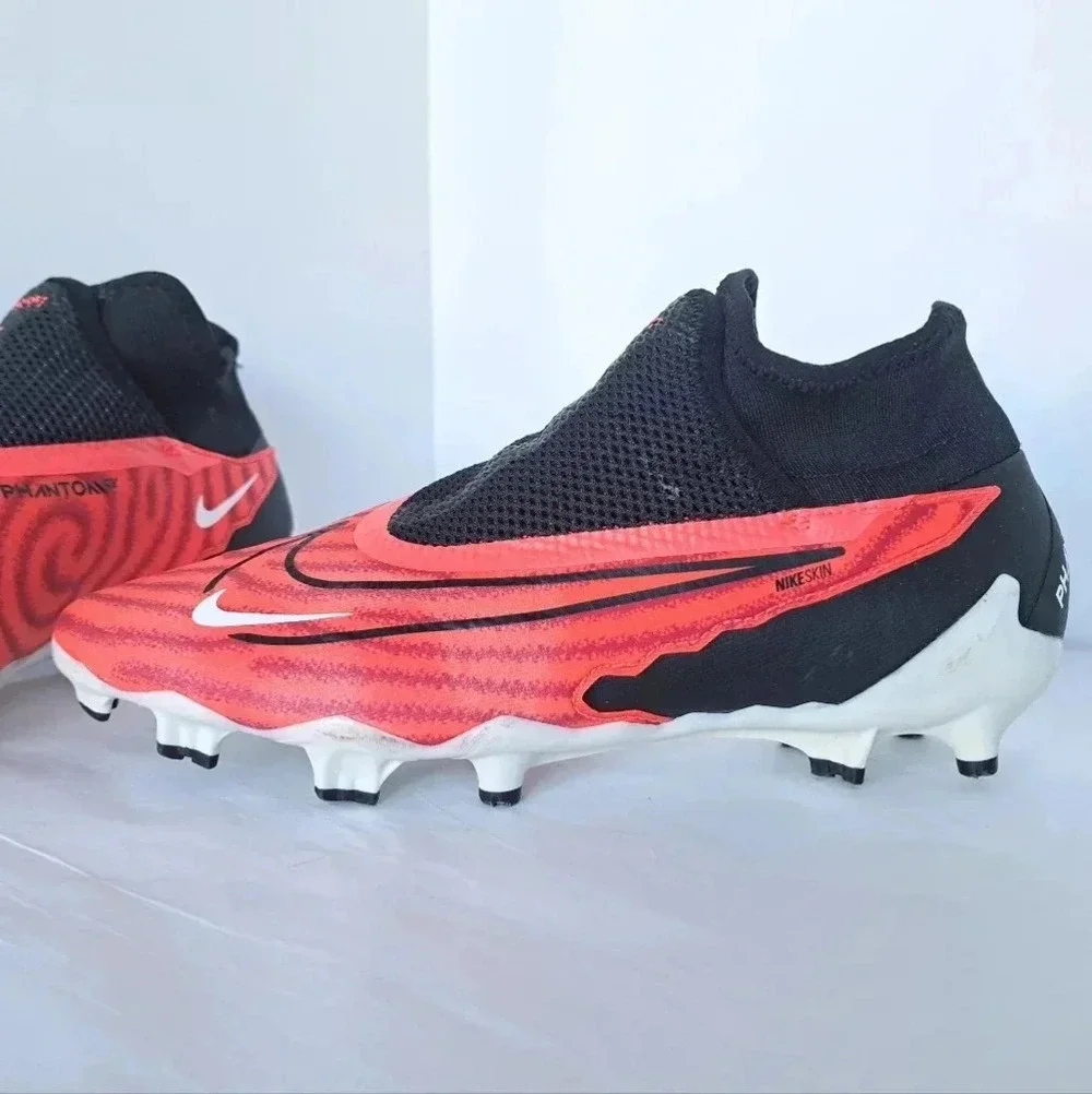 Nike Phantom GX Pro Firm Ground Soccer Cleats Bright Crimson/Black Size 5.5/23cm - Picture 1 of 8